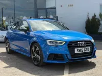 Used Audi S3 Sportback Black Edition 300 HP (220 kW) 2019 Blue Hatchback