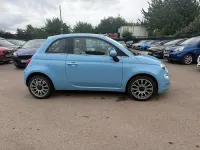 Used Fiat 500 Lounge 2017 Blue Hatchback