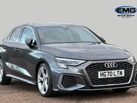 Used Audi A3 Sportback S-Line 110 HP (80 kW) 2021 Grey Hatchback