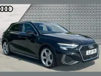 Used Audi A3 S-Line 147 HP (108 kW) 2021 Black Sedan