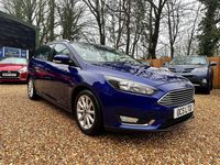 Used Ford Focus Titanium 115 HP (84 kW) 2015 Blue Estate
