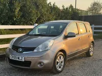 Used Nissan Note Acenta 110 HP (80 kW) 2009 Beige Hatchback