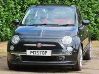 Used Fiat 500 Lounge 85 HP (62 kW) 2012 Black Cabriolet