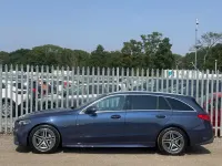 Used Mercedes C200 AMG line 2024 Blue Estate