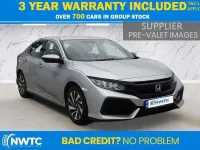 Begagnad Honda Civic SE 129 HK (94 kW) 2017 Silver Halvkombi