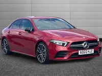Used Mercedes A35 AMG Premium 302 HP (222 kW) 2022 Patagonia red Sedan
