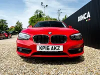 Used BMW 118 Impressive 136 HP (100 kW) 2016 Red Hatchback
