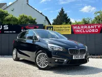 Begagnad BMW 218 Luxury Line 2015 Svart Halvkombi