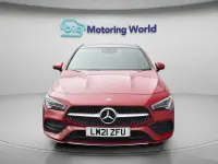Used Mercedes CLA180 AMG line 136 HP (100 kW) 2021 Red Coupe
