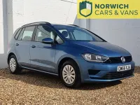Used VW Golf Sportsvan S 2017 Blue MPV