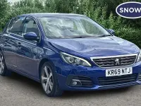 Used Peugeot 308 Allure 131 HP (96 kW) 2019 Blue Hatchback