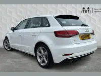 Begagnad Audi A3 Sport 150 HK (110 kW) 2017 Vit Halvkombi