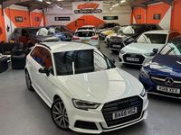 Begagnad Audi A3 Black Edition 150 HK (110 kW) 2019 Vit Sedan