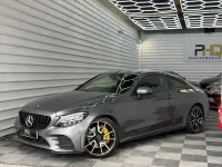 Second-hand Mercedes C300 AMG line 258 CP (189 kW) 2018 Gri Coupe