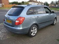 Used Skoda Fabia 105 HP (77 kW) 2009 Grey Estate