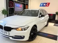 Begagnad BMW 320 Sport Line 2015 Vit Kombi