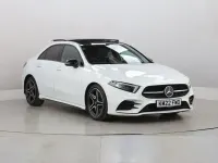 Used Mercedes A200 AMG line 150 HP (110 kW) 2022 White Sedan