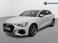 Used Audi A3 e-tron S-Line 2022 White Hatchback