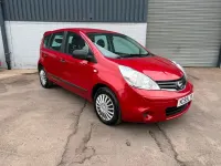 Used Nissan Note Visia 110 HP (80 kW) 2009 Red Hatchback