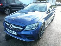 Used Mercedes C300 AMG Line Premium Plus 2019 Blue Coupe