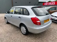 Used Skoda Fabia 60 HP (44 kW) 2008 Silver metallic Estate