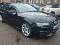 Begagnad Audi A5 S-Line 177 HK (130 kW) 2016 Svart Sportkupé