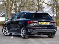 Used Audi A3 S-Line 110 HP (80 kW) 2022 Black Sedan