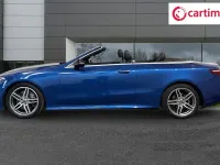 Used Mercedes E300 AMG line 258 HP (189 kW) 2022 Blue Cabriolet