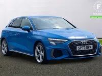 Used Audi A3 S-Line 190 HP (139 kW) 2023 Blue Sedan