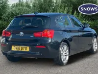 Used BMW 118 Sport Line 136 HP (100 kW) 2018 Black Hatchback