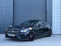 Used Mercedes E220 AMG Line Premium Plus 194 HP (142 kW) 2018 Black Coupe