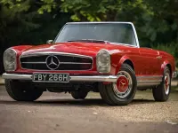 Used Mercedes SL280 1969 Red Cabriolet