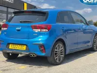 Used Kia Rio GT-Line S 120 HP (88 kW) 2022 Blue Hatchback