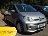 Used VW up! high up! 75 HP (55 kW) 2018 Silver Hatchback