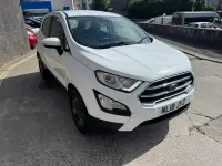 Used Ford Ecosport Zetec 125 HP (91 kW) 2018 White SUV