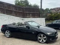 Used BMW 320 Cabriolet 2009 Black Cabriolet