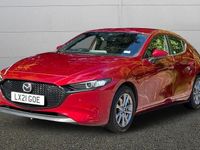 Begagnad Mazda 3 162 HK (119 kW) 2021 Röd Halvkombi