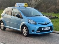 Used Toyota Aygo Style 2014 Blue Hatchback