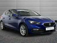 Begagnad Seat Leon SE Dynamic 108 HK (79 kW) 2021 Blå Halvkombi