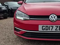 Used VW Golf VII SE 125 HP (91 kW) 2017 Red Hatchback