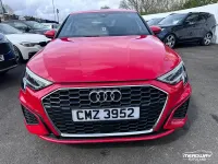 Used Audi A3 S-Line 110 HP (80 kW) 2023 Red Sedan