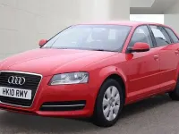 Used Audi A3 Sportback 2010 Red Hatchback