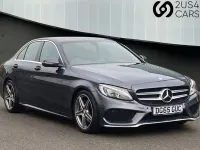 Used Mercedes C200 AMG line 136 HP (100 kW) 2015 Grey Sedan