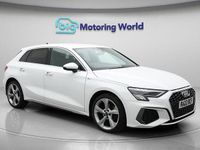 Used Audi A3 Sportback S-Line 110 HP (80 kW) 2022 White Hatchback