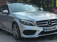 Used Mercedes C250 AMG Line Premium Plus 204 HP (150 kW) 2016 Silver Sedan