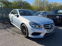 Begagnad Mercedes E220 AMG 2013 Silver Sedan