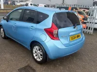 Used Nissan Note Acenta 90 HP (66 kW) 2014 Blue Hatchback