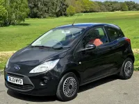 Used Ford Ka 69 HP (50 kW) 2013 Black Hatchback