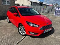 Used Ford Focus Zetec 125 HP (91 kW) 2017 Red Hatchback