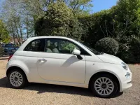 Used Fiat 500 Lounge 69 HP (50 kW) 2017 White Hatchback